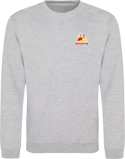 Crew sweater Buurman en Buurman Grijs S