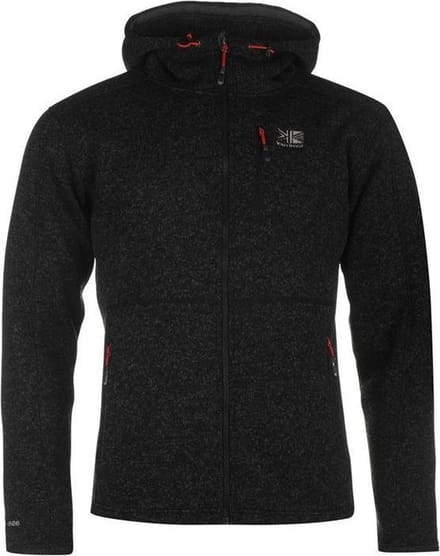 Karrimor Terry fleece met capuchon - Heren - Black Marl - 3XL