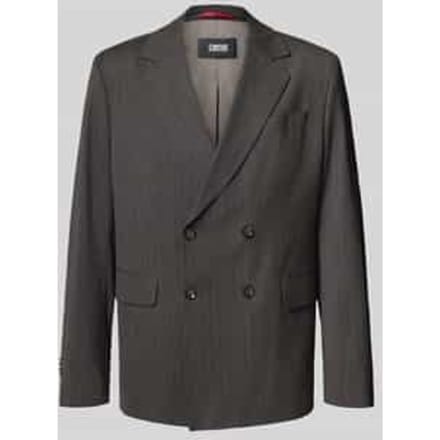 Relaxed fit colbert met viscose, model 'Double'