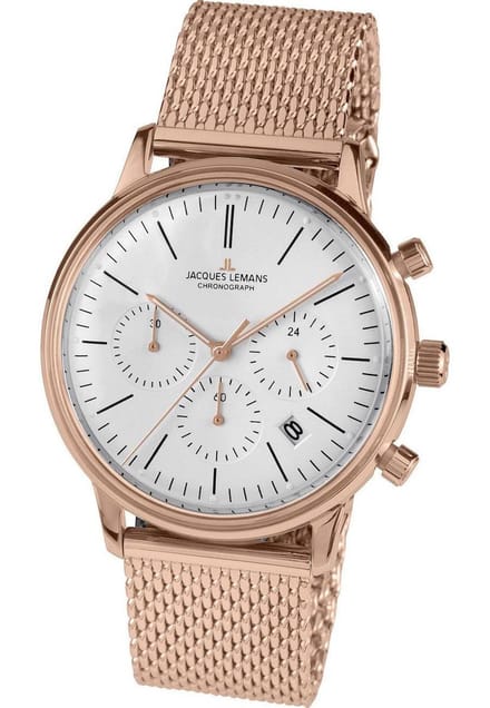Jacques Lemans - N-209ZM - Polshorloge - Dames - Quartz - Retro Classic
