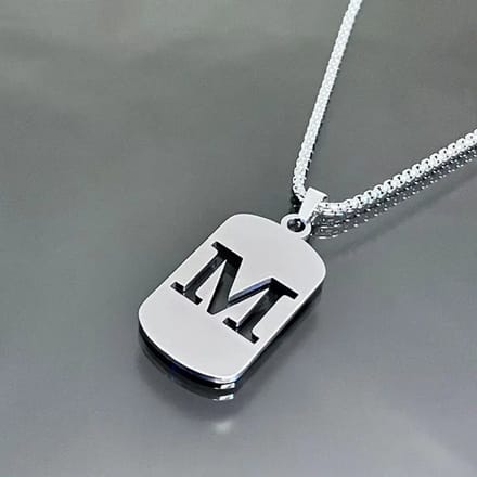 Nivard Ketting - Heren - Staal - Nep zilver - Met Hanger - M