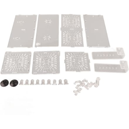 Acryl Transparant Aquarium Kweek Isolatie Box Aquarium Broederij Incubator Houder(B) white