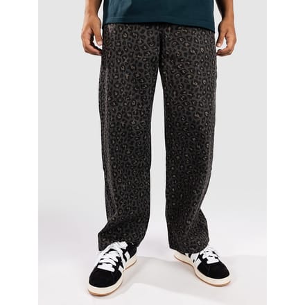Blue Tomato Leopard Print Baggy Denim Jeans