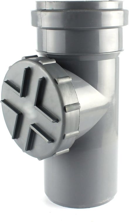 Inspectiebuis met Schroefsluiting voor Reiniging - DN 50 t/m 110