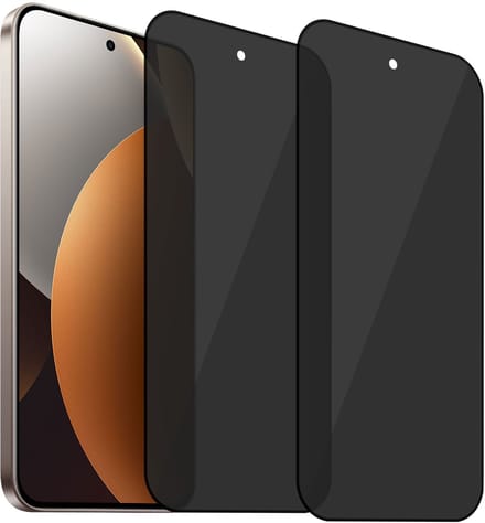 Privacy Screenprotector geschikt voor Xiaomi Redmi Note 15 Pro - Anti Inkijk - Gehard Glas - 2 Stuks
