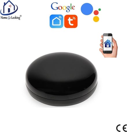 Wifi-IR hub met bediening via APP en kan werken met spraakgestuurde apps. T-2008