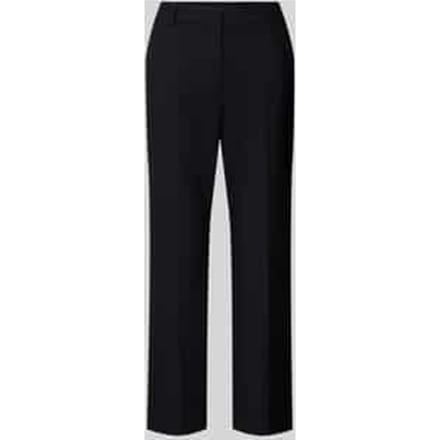 Slim fit bandplooibroek met viscose Model 'RANA'
