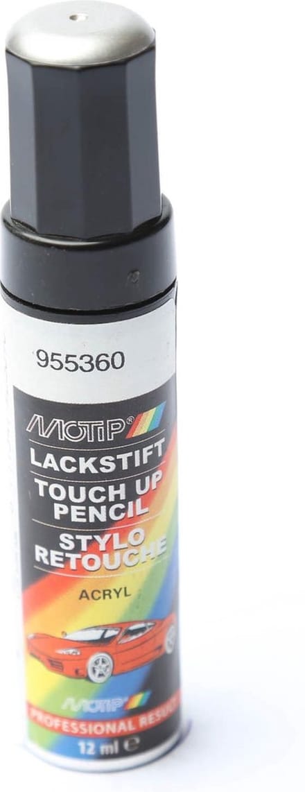 Motip 955360 - Auto lakstift - Zilver Metallic - 12 ml