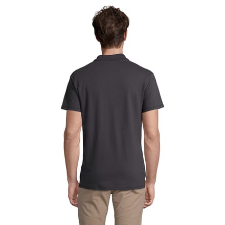 SOLS Heren Lente II Poloshirt (Muis Grijs Effen)