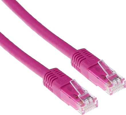 ACT Roze 20 meter U/UTP CAT6 patchkabel met RJ45 connectoren IB1820