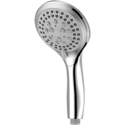 Pommeau de douche rond à effet pluie de haute qualité, 5 modes, avec flexibles, support de douche pour salle de bain, accessoires de douche gray