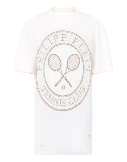 Open Back T-Shirt Mini Dress Tennis Club