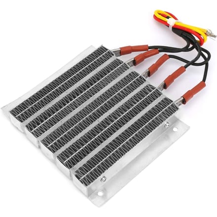 Plaque chauffante à ondulation PTC à température constante 1 000 W avec thermistance et câble(48V) gray