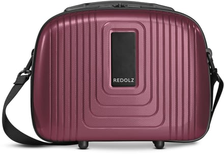Redolz Essentials 14 Beautycase 34 cm - 14 L - Ritssluiting - aubergine metallic