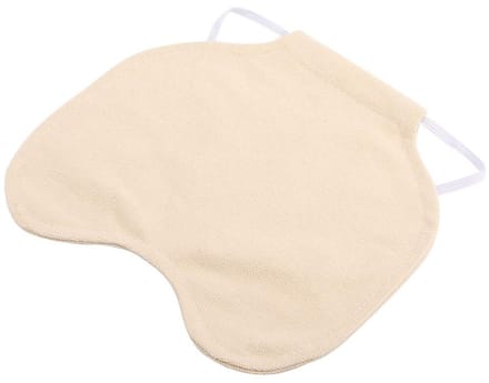 Dailygoods- Rugvleugelbescherming hoogwaardig doek - Hen schort - Kaki - 20 x 19,5
