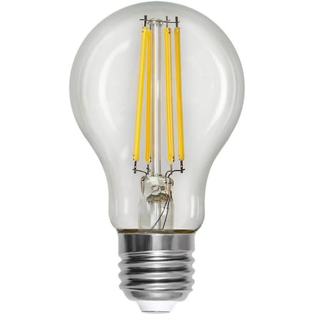 Standaard bol helder filament - E27 - 8W - Extra Warm Wit - 2700K - Dimbaar