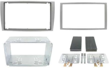2-DIN FRAME PEUGEOT 308 2007-- Zilver