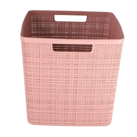 Curver Jute Opbergmand Cube - 17 liter - 270x280x280mm - Roze