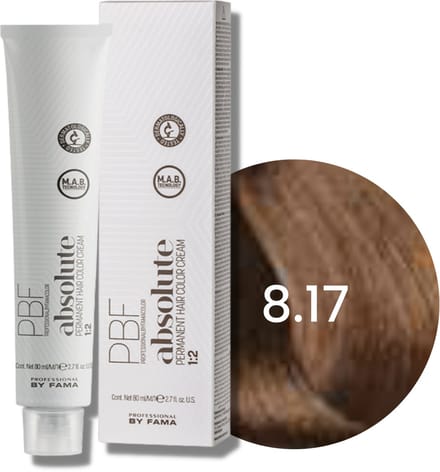 BY FAMA ABSOLUTE professionele permanente haarkleuring 80 ml | 8.17