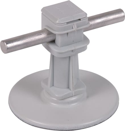 Dehn Dakstroomgeleiderhouder H 36mm Grijs Met Zelfklevende Pad D 67mm - 297110