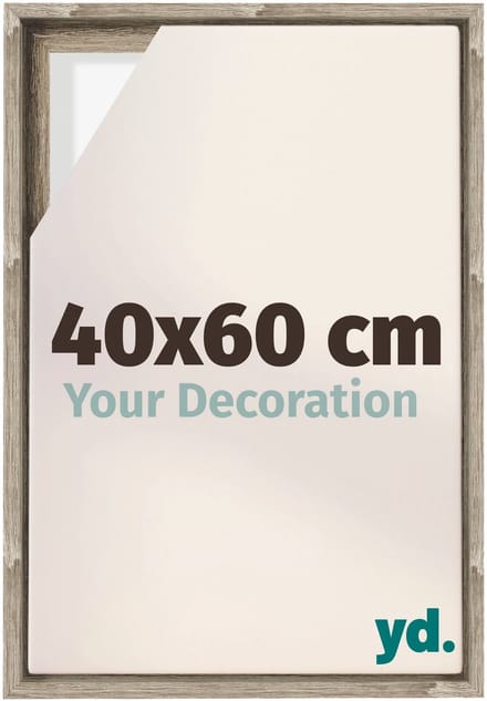yd, Baklijst 40x60 cm Sonoma Eiken - Lijst voor Canvasdoek - MDF Lyon