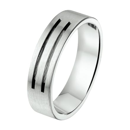 Edelstaal Ring A509 - 6 Mm Zonder Cz 6501606