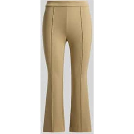 slim fit 7/8-broek met siernaad