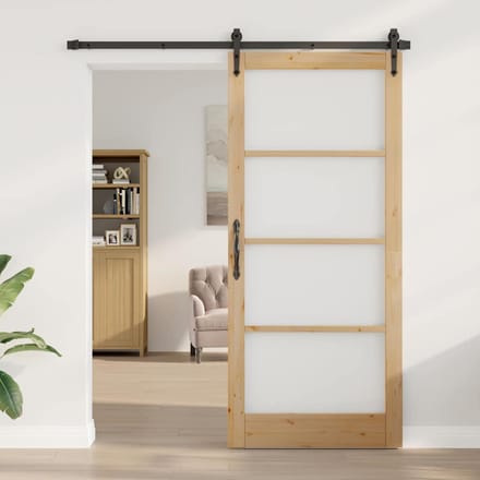 vidaXL - Interne - Deur - ORKDAL - Bruin - 93 - x - 211 - cm