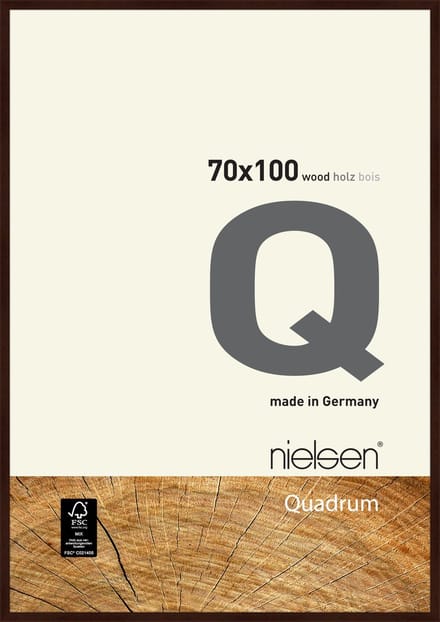 Nielsen Quadrum Houten Wissellijst Wenge 70x100cm