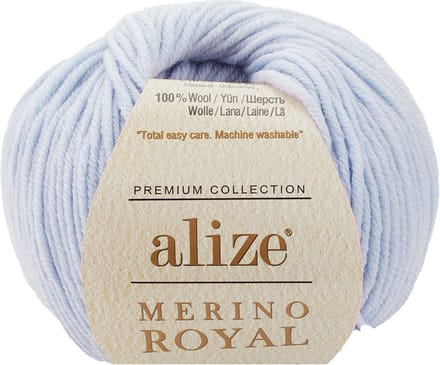 Alize Merino Royal Light Blue 40 Pakket 5 x 50 Gram