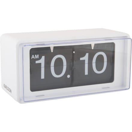 Karlsson wand/tafelklok retro boxed flip -