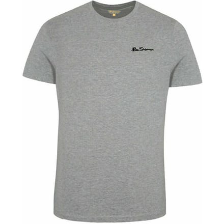 Ben Sherman Plain Heren Licht Grijs T-Shirt