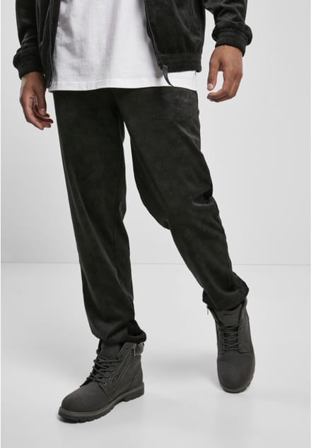 Southpole - Velour Heren joggingbroek - S - Zwart