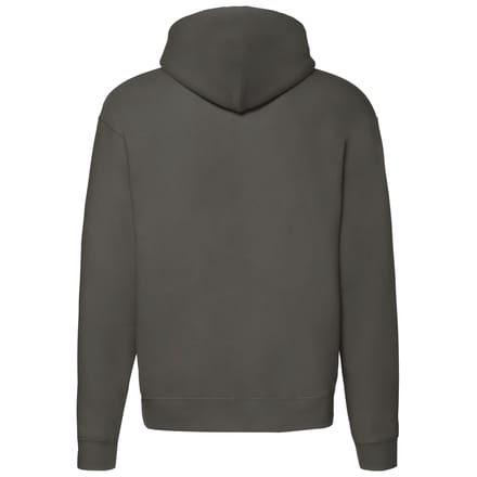 Fruit of the Loom Heren Premium Full Zip Hoodie (Houtskool)