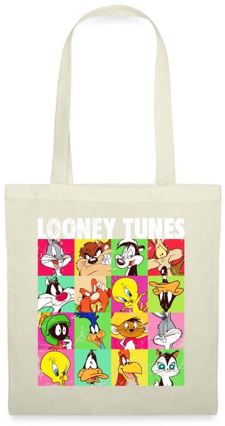 Looney Tunes Karakters Collage Tas Van Stof Schoudertas