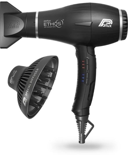 Parlux Föhn Ethos met Magic Sense Diffuser Zwart