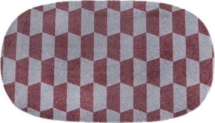 MD Entree - Design mat - Universal - Oval Hexagon - Vloerkleed - Antislip - Machine wasbaar - 67 x 120 cm