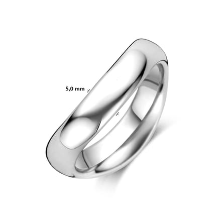 Zilveren Ring 1341662 – Gerhodineerd 925 Zilver 5 mm