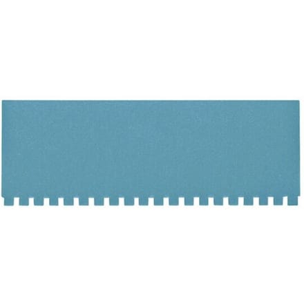 VisiPlan Blanco Kartonnen Naamstroken 76x27mm per 50 stuks BLAUW