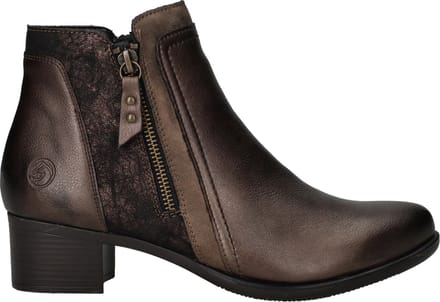 Remonte R5172-90 Enkellaarzen Brons Combi Leer Dames