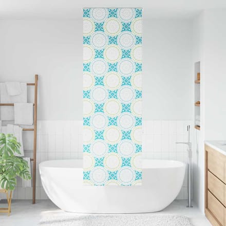 vidaXL - Doucherolgordijn - 60x240 - cm - stofbreedte - 56 - cm