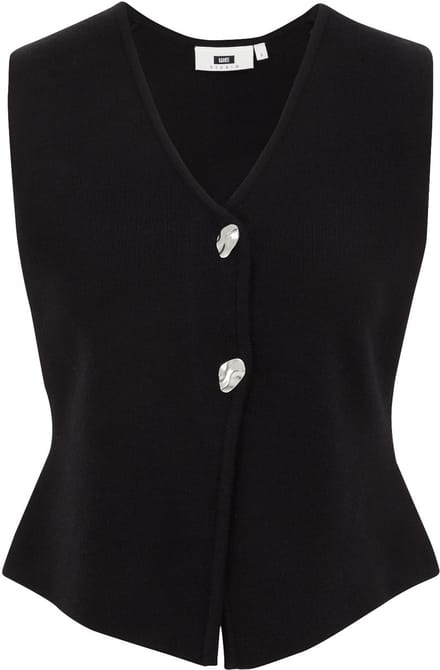 We Fashion Gilet Black Größe: M | Cardigans Outlet | Damen | Schwarz