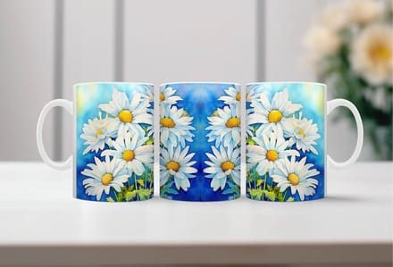 Auqarel koffiemok Bloemenpracht 3