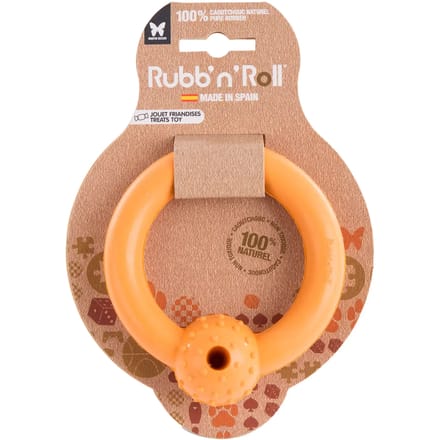 Honden speelgoed snackring Martin Sellier Rubb'n