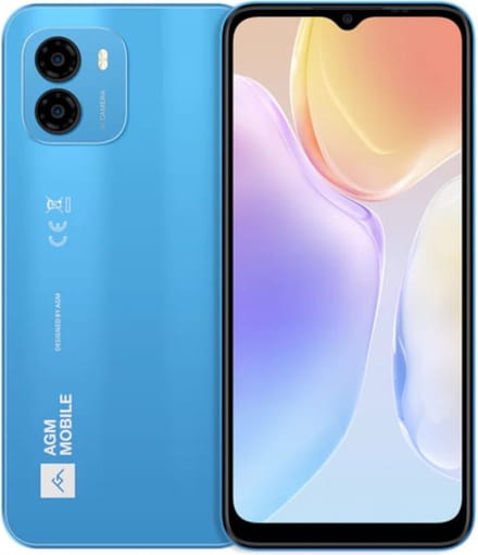 AGM Mobiles - NOTE N1 4G Smartphone 128GB - Android 13 - 50MP - Blauw