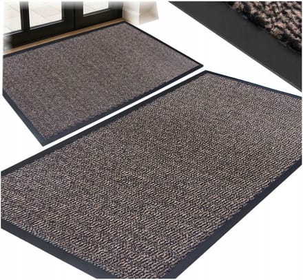 Antislip Buitendeurmat Rubber 60x90 cm - Vuil en Vocht Absorberend