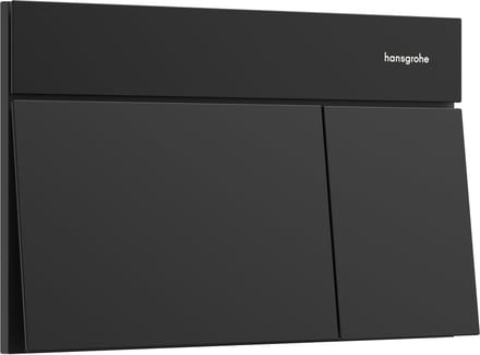 Hansgrohe IFrame Element E Bedieningsplaat - 23x15cm - dualflush - mat zwart