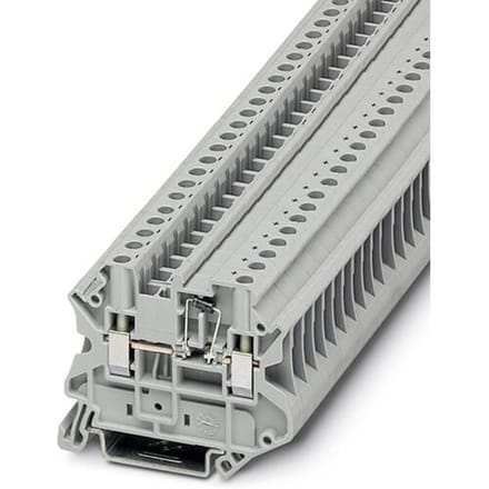 Phoenix Contact 3046236 Doorgangsserieklem 6.2 mm Schroeven Grijs 50 stuk(s)