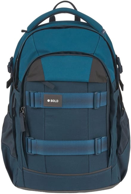 Lässig schoolrugzak met laptopvak Bold Origin School Backpack Dark Blue donkerblauw