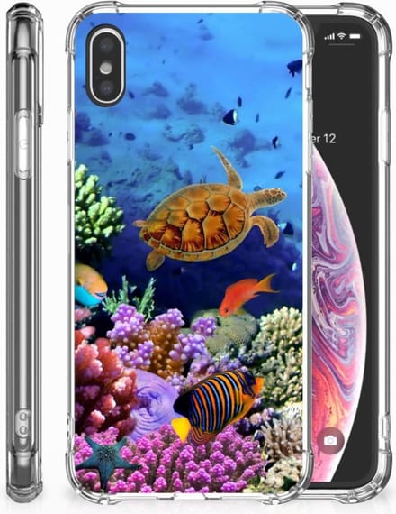 Apple iPhone Xs Max Case Anti-shock Vissen